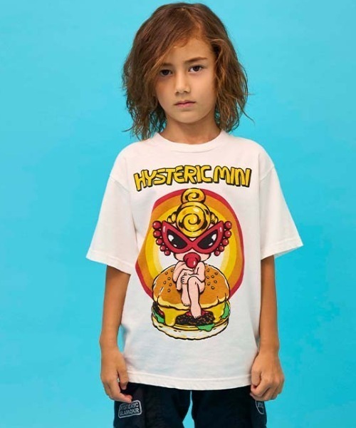 Hystericmini MunchiesHAMBURGERCHAIR半袖Tシャツ
