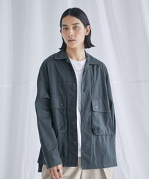 PUBLIC TOKYO | オーバーダイリラックシャツブルゾン(シャツ/ブラウス)