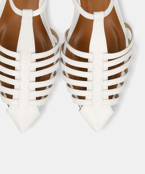 ポインテッドトゥフラットグルカサンダル