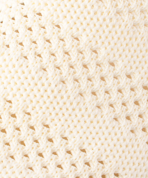 ONIGIRI(オニギリ)の「ニット フラットシューズ(パンプス・レディース・アイボリー/ネイビー・23.5cm/24.5cm)」の6枚目の写真