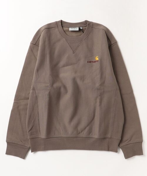 Carhartt WIP(カーハートダブリューアイピー)の「AMERICAN SCRIPT SWEATSHIRT(スウェット・メンズ・アッシュグレー/ブラック/キナリ/ライトブルー/ラベンダー/グレー/ダークグリーン・SMALL/MEDIUM/LARGE/X-LARGE)」の5枚目の写真