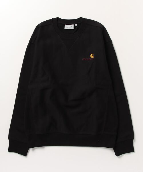 Carhartt WIP(カーハートダブリューアイピー)の「AMERICAN SCRIPT SWEATSHIRT(スウェット・メンズ・アッシュグレー/ブラック/キナリ/ライトブルー/ラベンダー/グレー/ダークグリーン・SMALL/MEDIUM/LARGE/X-LARGE)」の3枚目の写真