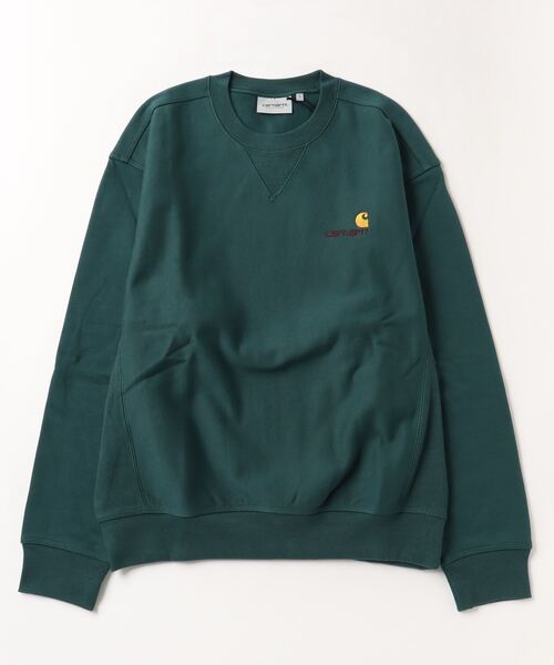Carhartt WIP(カーハートダブリューアイピー)の「AMERICAN SCRIPT SWEATSHIRT(スウェット・メンズ・アッシュグレー/ブラック/キナリ/ライトブルー/ラベンダー/グレー/ダークグリーン・SMALL/MEDIUM/LARGE/X-LARGE)」の6枚目の写真