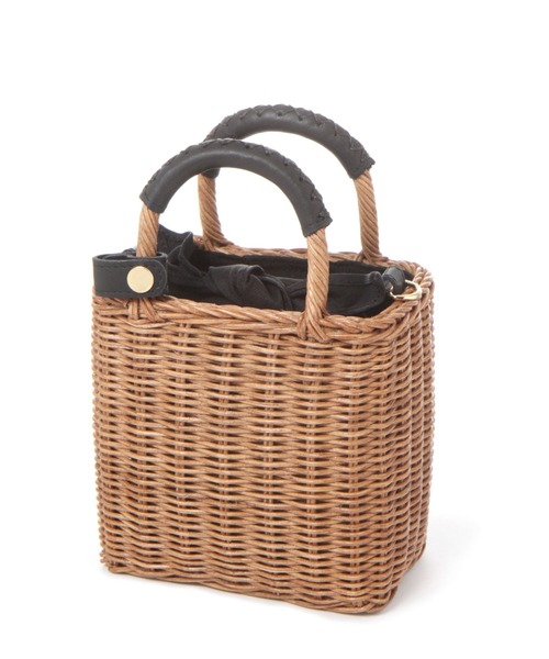 The Bagmati（ザバグマティ）の「【セレクト】Bagmati（バグマティ）ショルダーバッグ（かごバッグ・レディース・ライトベージュ・FREE）」の2枚目の写真