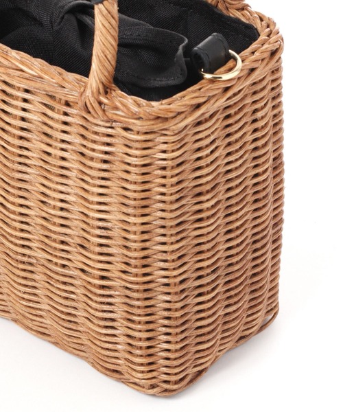 The Bagmati（ザバグマティ）の「【セレクト】Bagmati（バグマティ）ショルダーバッグ（かごバッグ・レディース・ライトベージュ・FREE）」の9枚目の写真