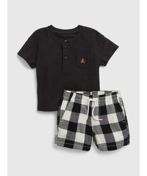 GAP（ギャップ）の「ギンガムチェック セットアップ (ベビー)（Tシャツ/カットソー・キッズ）」
