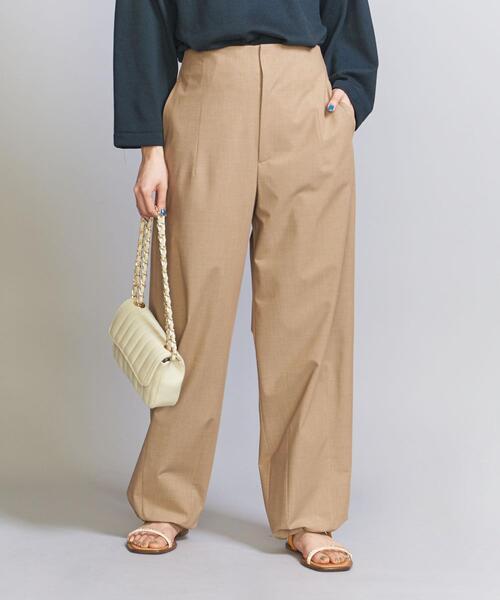BEAUTY&YOUTH UNITED ARROWS(ビューティーアンドユースユナイテッドアローズ)の「ポリエステルブレンド ドローストパンツ -ウォッシャブル-(その他パンツ・レディース・ダークグレー/ネイビー/ベージュ・S/M)」の16枚目の写真