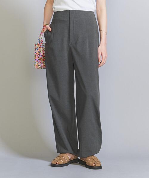 BEAUTY&YOUTH UNITED ARROWS(ビューティーアンドユースユナイテッドアローズ)の「ポリエステルブレンド ドローストパンツ -ウォッシャブル-(その他パンツ・レディース・ダークグレー/ネイビー/ベージュ・S/M)」の5枚目の写真