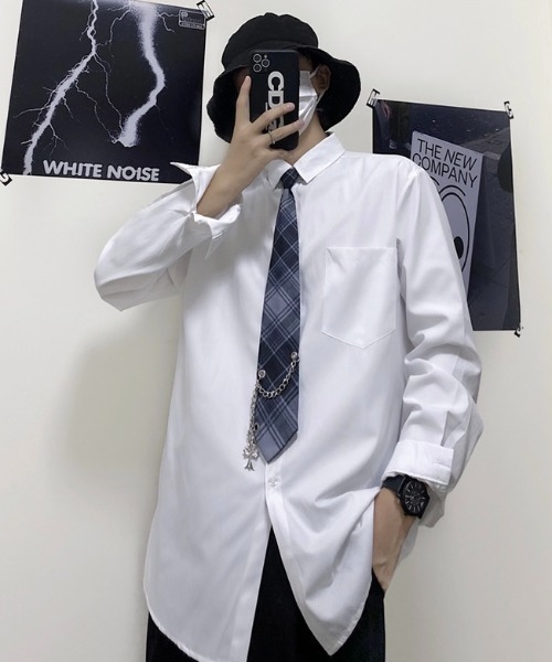 NOVESSEL（ノベセル）の「『NOVESSEL/ノベセル』チェーン付きネクタイ【Y】【CN】（ネクタイ・メンズ・ブラック/ネイビー・FREE）」の14枚目の写真