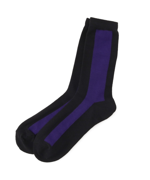 tk.TAKEO KIKUCHI（ティーケータケオキクチ）の「◆フトラインソックス（ソックス/靴下・メンズ・ネイビー/ブラック/ブラック系/ブラック系4/ネイビー系・00）」の8枚目の写真