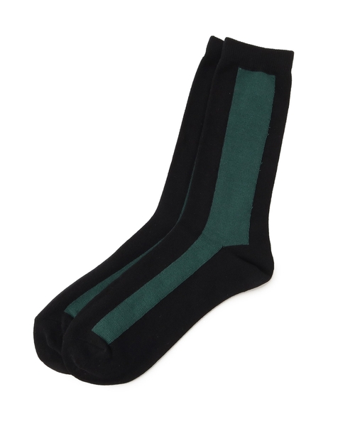 tk.TAKEO KIKUCHI（ティーケータケオキクチ）の「◆フトラインソックス（ソックス/靴下・メンズ・ネイビー/ブラック/ブラック系/ブラック系4/ネイビー系・00）」の9枚目の写真