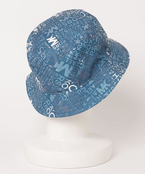 MICHAEL KORS(マイケルコース)の「LOGO PRINT BUCKET HAT(ハット・メンズ・ブルー系・O/S)」の2枚目の写真