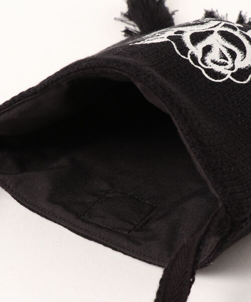 X-girl（エックスガール）の「【X-girl /エックスガール】 TATOO KNIT POCHETTE（ショルダーバッグ・レディース・オフホワイト/ブラック・FREE）」の4枚目の写真