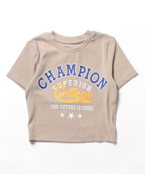 SPIGA(スピーガ)の「カレッジロゴTシャツ(Tシャツ/カットソー・レディース・ホワイト/ブラック/グレー/カーキ・FREE)」の7枚目の写真