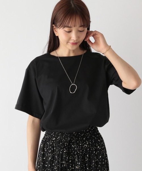GLOBAL WORK(グローバルワーク)の「リッチクリーンT半袖/163486(Tシャツ/カットソー・レディース・ブルー系その他/ホワイト/ブラック/その他/グレイッシュベージュ/ベージュ系その他/グレー系その他・MEDIUM/LARGE)」の16枚目の写真