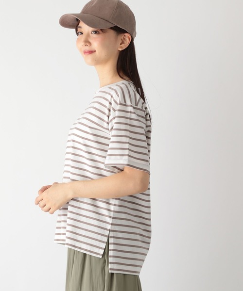 GLOBAL WORK(グローバルワーク)の「リッチクリーンT半袖/163486(Tシャツ/カットソー・レディース・ブルー系その他/ホワイト/ブラック/その他/グレイッシュベージュ/ベージュ系その他/グレー系その他・MEDIUM/LARGE)」の22枚目の写真