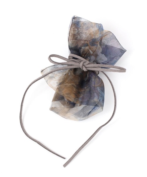 LOWRYS FARM（ローリーズファーム）の「シフォンヘアカフ　903999（バレッタ/ヘアクリップ・レディース・ブルー/ピンク/ブラウン/ブラック・FREE）」の12枚目の写真