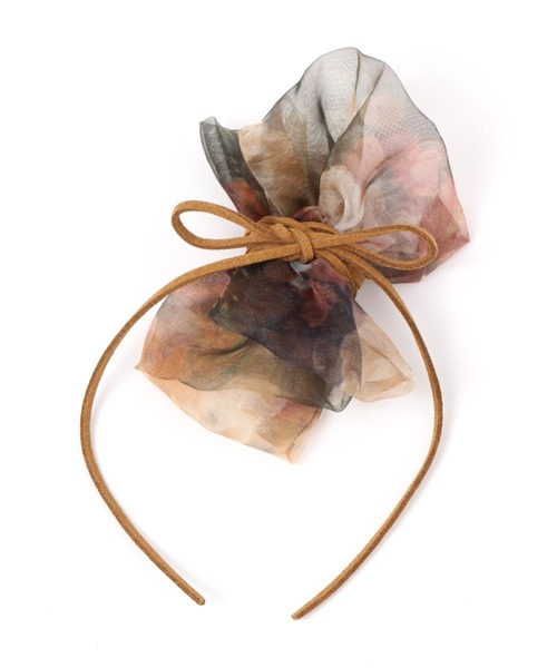 LOWRYS FARM（ローリーズファーム）の「シフォンヘアカフ　903999（バレッタ/ヘアクリップ・レディース・ブルー/ピンク/ブラウン/ブラック・FREE）」の11枚目の写真