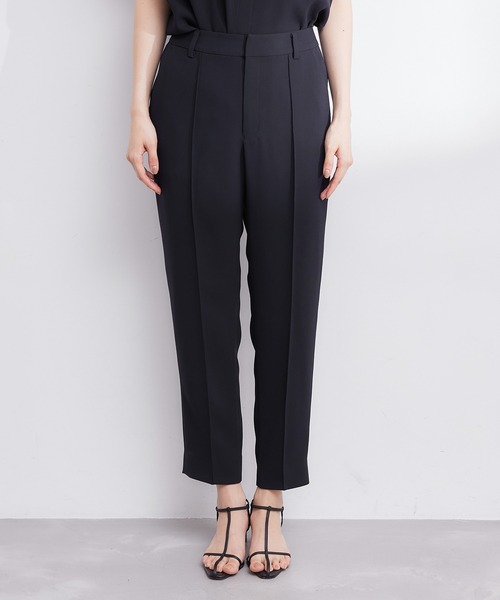 ROPE'（ロペ）の「【撥水加工】【洗える】とろみドライタッチシガレットパンツ/セットアップ対応（その他パンツ・レディース・ベージュ/ネイビー・36/38）」の17枚目の写真