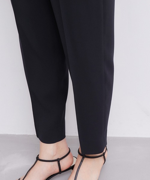 ROPE'（ロペ）の「【撥水加工】【洗える】とろみドライタッチシガレットパンツ/セットアップ対応（その他パンツ・レディース・ベージュ/ネイビー・36/38）」の6枚目の写真