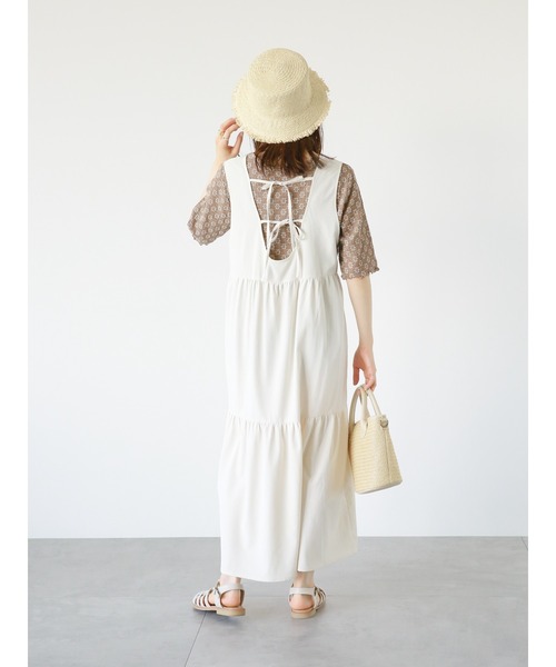 ehka sopo（エヘカソポ）の「花柄レースプルオーバー（Tシャツ/カットソー・レディース・ミント/モカ/キナリ・ﾌﾘ-）」の15枚目の写真