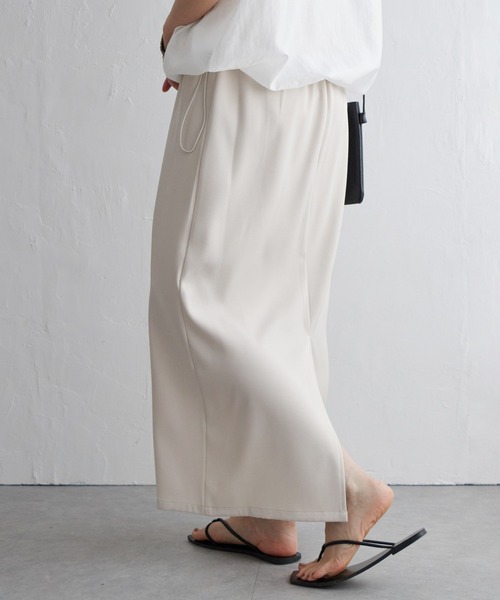 notch.（ノッチ）の「リラックスナロースカート（スカート・レディース・ブルー/ブラック/オフホワイト・TM/M）」の16枚目の写真