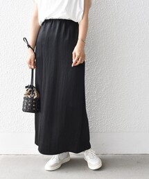 SHIPS | アセテート サテン スカート(スカート)