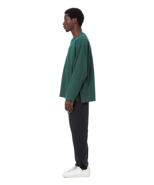 Sandinista(サンディニスタ)の「Football L-S Tee / フットボール長袖Tシャツ(Tシャツ/カットソー・メンズ・グリーン系その他/サーモンピンク/ホワイト/ブラック・MEDIUM/LARGE/SMALL)」の7枚目の写真
