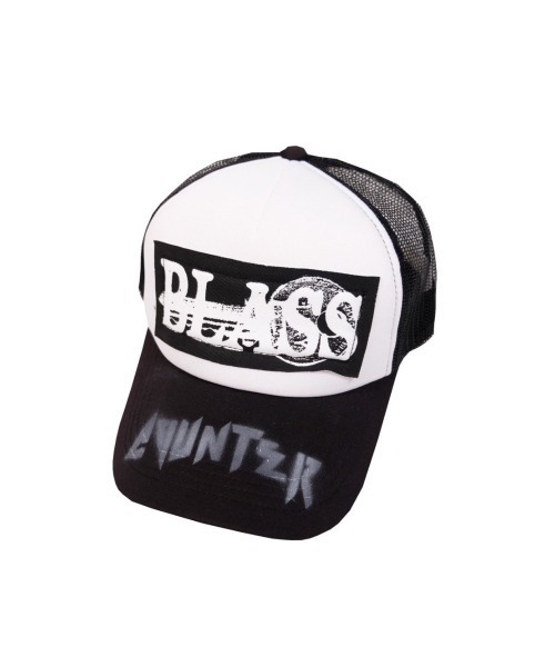 Never mind the XU / Chikashitsu+（ネバーマインド ザ エックスユー / チカシツプラス）の「【RESURRECTION13/リザラクション】mesh-cap / グランジ メッシュキャップ（キャップ・メンズ・ブラック/レッド・ONE SIZE）」の19枚目の写真