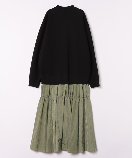 anana(アナナ)の「【anana】シャーリングドッキングワンピース(ワンピース・レディース・ブラック/チャコールグレー・FREE)」の17枚目の写真