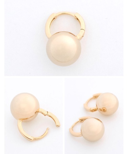 Re:EDIT（リエディ）の「ボールフープピアス（ピアス（両耳用）・レディース・ゴールド/シルバー・FREE）」の6枚目の写真