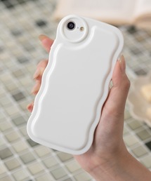 ホワイト スマートフォン ケース付き スマホケース/カバー（ホワイト/白色系）ファッション通販