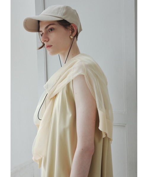 emmi(エミ)の「【emmi atelier】コットンキャップ(キャップ・レディース・ネイビー/ブラック/ライトベージュ・FREE)」の1枚目の写真