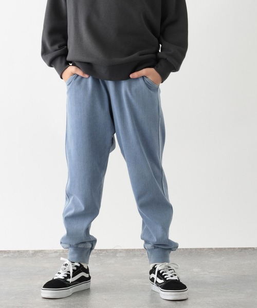 GLOBAL WORK（グローバルワーク）の「スゴラクカットアソートリブパンツ/199983（その他パンツ・キッズ・ブラック/カーキ/ブルー系その他/ブルー系その他2/ブルー系その他3・110cm/100cm/120cm/130cm/140cm/150cm/160cm）」の3枚目の写真