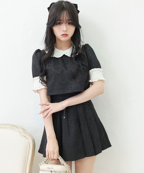 【特価品】ハンドメイド　レディース　トップス➕パンツ　3点セット　Wガーゼ♬ TITTY&CO.（ティティーアンドコー）の「【TITTY&CO