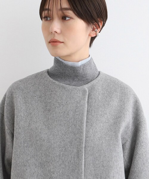 INDIVI（インディヴィ）の「◇【トレンド／ロング丈】キルト＆ウール