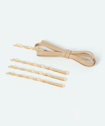 【daily CLIP】フェイクレザーリボンピン