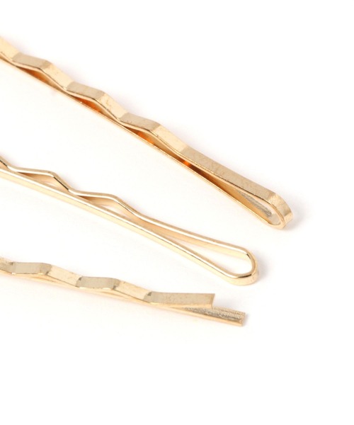 studio CLIP（スタディオクリップ）の「【daily CLIP】フェイクレザーリボンピン（ヘアピン・レディース・ブラウン/ベージュ/ブラック・FREE）」の7枚目の写真