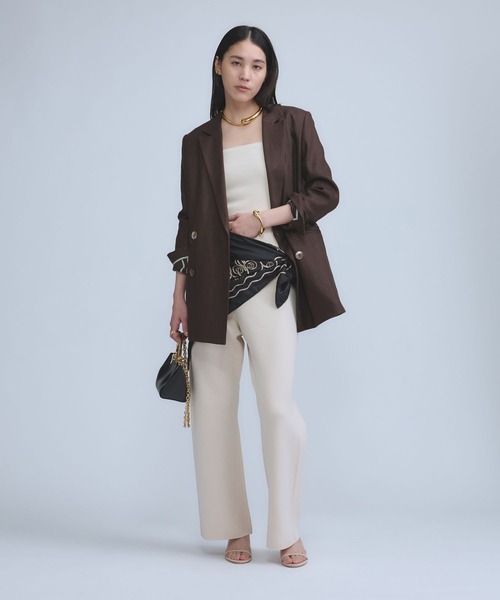 【新品タグ有】Chaos シルクコンニットタンク　ブラック 新色＆追加予約】シルクコンニットタンク | [公式]カオス（Chaos）通販