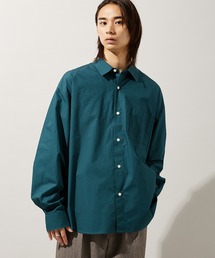 【ZOZO限定】OVER SILHOUETTE SH PLAIN / オーバーサイズ プレーンシャツ