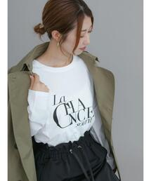 Te chichi | デザインロゴプリントロンT(Tシャツ/カットソー)