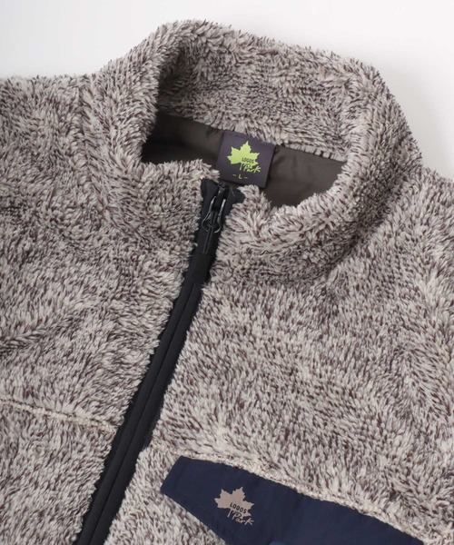 LOGOS(ロゴス)の「LOGOS/ロゴス Boa Fleece Vest/シャギーボアフリース ベスト/レディース メンズ(ベスト・メンズ・グレー/サックスブルー/カーキ/ブラック/イエロー・L/LL/M)」の12枚目の写真