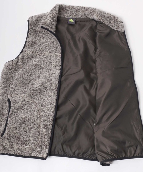LOGOS(ロゴス)の「LOGOS/ロゴス Boa Fleece Vest/シャギーボアフリース ベスト/レディース メンズ(ベスト・メンズ・グレー/サックスブルー/カーキ/ブラック/イエロー・L/LL/M)」の21枚目の写真