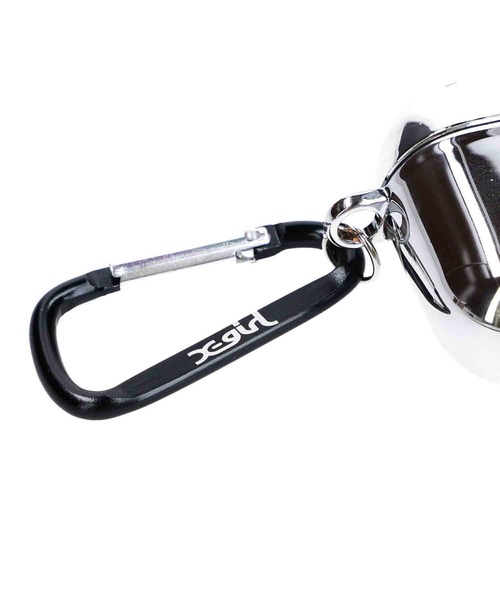 X-girl（エックスガール）の「METALLIC 3rd GENERATION Airpods CASE（スマホグッズ・レディース・シルバー・ONE SIZE）」の5枚目の写真