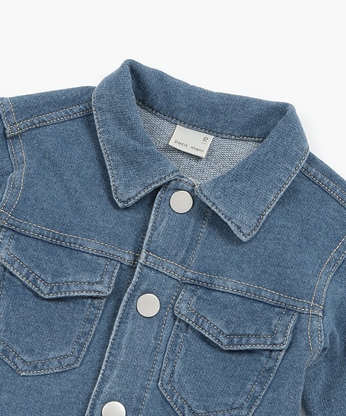 petit main（プティマイン）の「【Disney】デニムジャケット（デニムジャケット・キッズ・ネイビー/ブルー・80ｃｍ/70cm）」の10枚目の写真