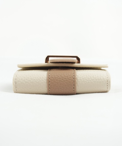 ALTROSE（アルトローズ）の「ボックスコイン 三つ折り財布 ミニ財布 ボックス型 ドリュー（財布・レディース・アイボリー系/ブラック/アイボリー/ベージュ系/シルバー・FREE）」の21枚目の写真