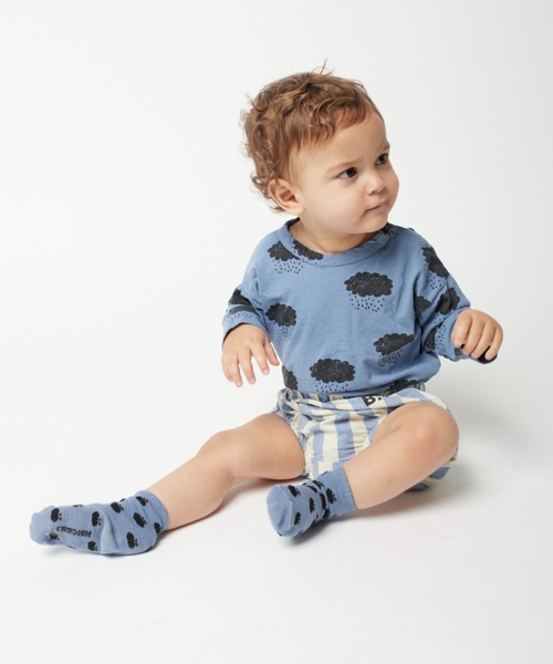 BOBO CHOSES(ボボショーズ)の「Cloud allover long sleeve T-shirt(Tシャツ/カットソー・キッズ・ブルー・6-12MONTH/12-18MONTH/2-3YEAR/18-24MONTH)」の2枚目の写真