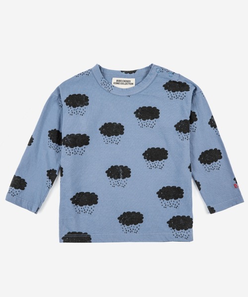 BOBO CHOSES(ボボショーズ)の「Cloud allover long sleeve T-shirt(Tシャツ/カットソー・キッズ・ブルー・6-12MONTH/12-18MONTH/2-3YEAR/18-24MONTH)」の3枚目の写真
