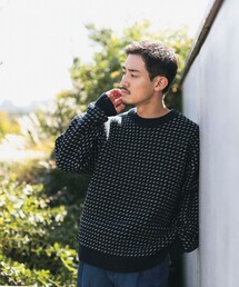 B:MING by BEAMS | B:MING by BEAMS / バーズアイ クルーネック ニット(ニット/セーター)
