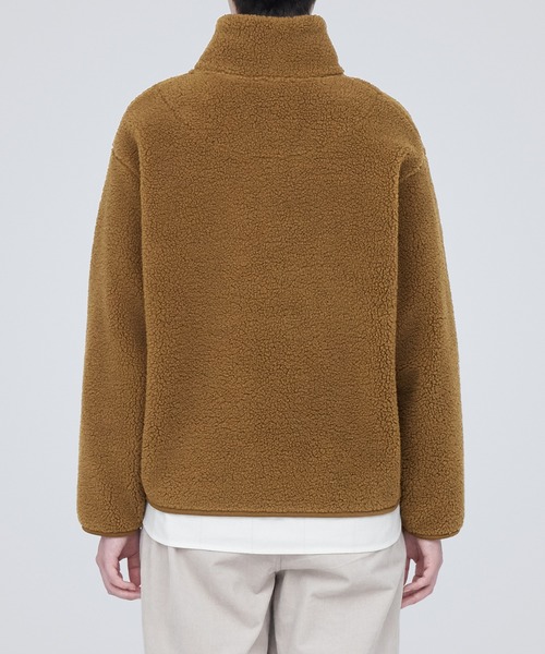 ORANGE LABEL / ボアフリース ハーフジップ プルオーバー セール】HALF ZIP BOA FLEECE PULLOVER / ハーフジップボア